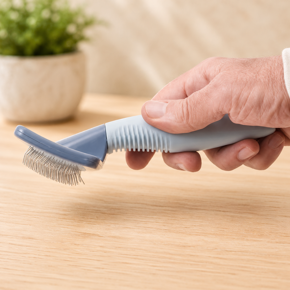 Cat Slicker Grooming Brush