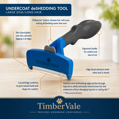 Large Dog Deshedding Tool